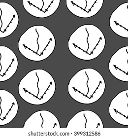 Business Charts Seamless Icon Pattern Background