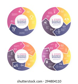 Business charts for various illustrations. 