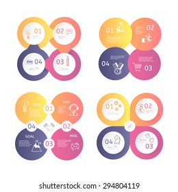 Business charts for various illustrations. 