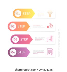 Business charts for various illustrations. 