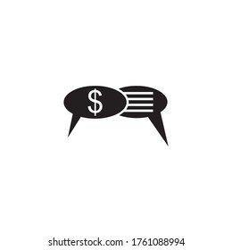 business chat icon, vector business icon