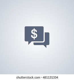 Business Chat Vector icon