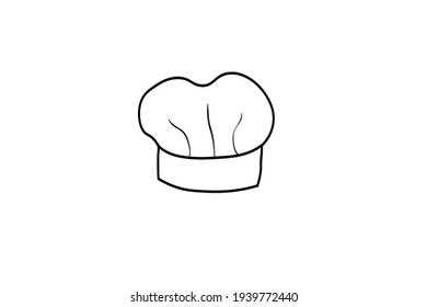 Icono del logotipo del sombrero de chef de negocios Diseño, vector del sombrero de chef de Cook.
Concepto de chef.
