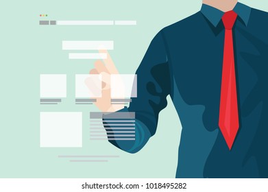 Business choice concept