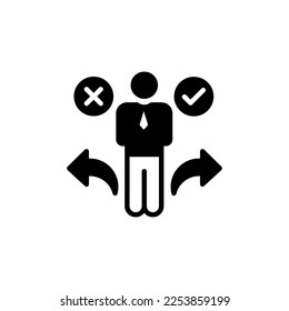 Business Choice icon in vector. Logotype