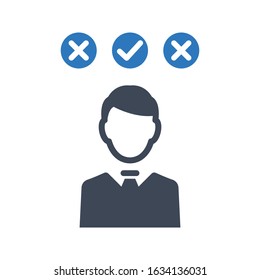 Business choose selection icon.vector designs