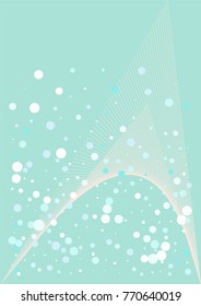 Business Christmas Background. Vector Snowfall Confetti on a Futuristic Minimal Cover. Ad Banner, Winter Sale, New Year, Business Christmas Background. Celebration, Holiday Party Design. Snow Confetti