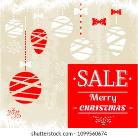 Business christmas sale background