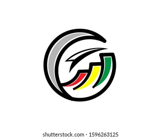 business Circle Chart logo design inspiration