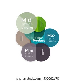 Business circle infographic banner template. Geometric template. Brochure - flyer, presentation or web design background