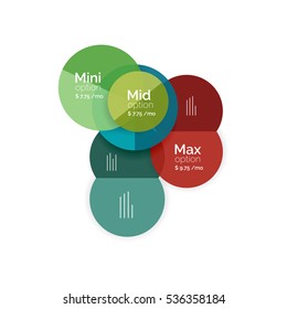 Business circle infographic banner template. Geometric template. Brochure - flyer, presentation or web design background