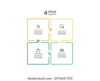 Business circle infographic template. timeline infographic icons designed for abstract background template.