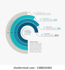 Business circle. timeline infographic icons designed for abstract background template milestone element modern diagram process technology digital marketing data presentation chart Vector