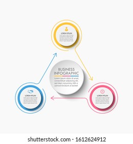 Business circle. timeline infographic icons designed for abstract background template