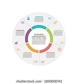 Vector Pie Chart Template Graphs Charts Stock Vector (Royalty Free ...