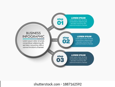 Business circle. timeline infographic icons designed for abstract background template