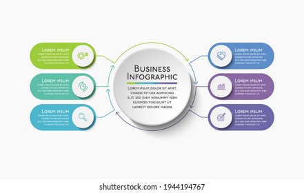 Business Circle Timeline Infographic Icons Designed Stock Vector ...