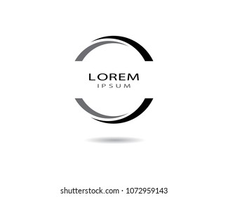 Business circle vector icon