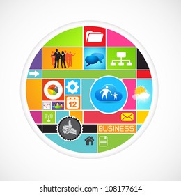 Business Circle Vector illustration