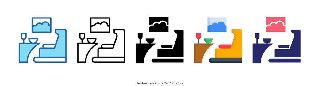 Business Class Multiple Style Icon Set Collection.