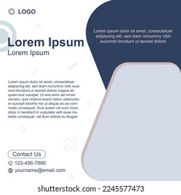 Business clean modern for social media banner template