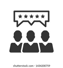 Business client customer feedback icon