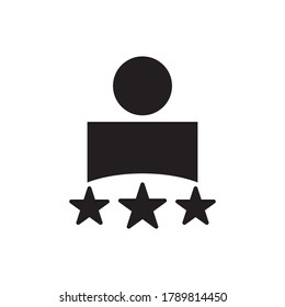 diseño de logotipo de icono de vector de cliente de negocios