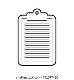 business clipboard paper report document