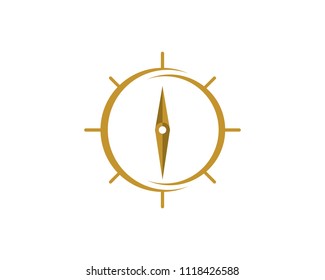 business clock logo template icon