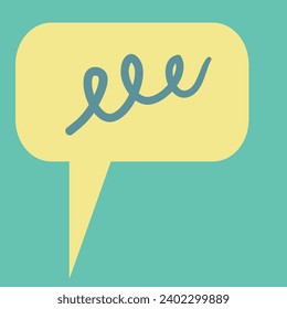 business cloud icon in flat style in vector. abstract image for website application sticker postcard print