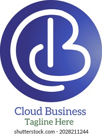 Business cloud symbol icon for your business.