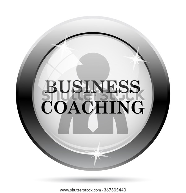 Business Coaching Icon Internet Button On Stock Vektorgrafik Lizenzfrei