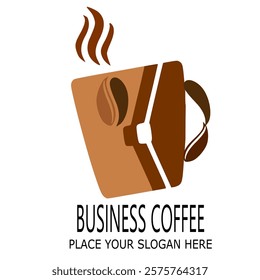 BUSINESS COFFEE PLACE YOUR SLOGAN HERE