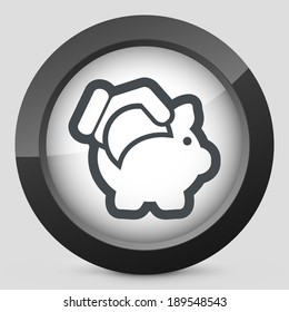 Business coin icon
