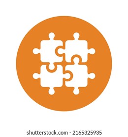 Business, Zusammenarbeit, Seo Integration Symbol. Rundungsvektor.