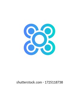 Business Collaboration, Team Building Meeting Icon. Team Cooperation Sign. Blue Round Table On White Background Vector Illustration.  Company Board Brainstorming Logo. Professional Briefing Logotype.