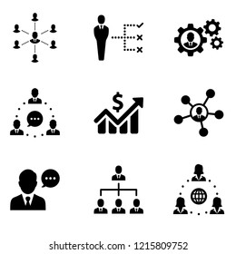 Business Collection icon set vector