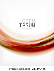 Business color swirl minimal design template. Techno, business card, presentation or brochure abstract background