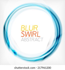 Business color swirl minimal design template. Techno, business card, presentation or brochure abstract background