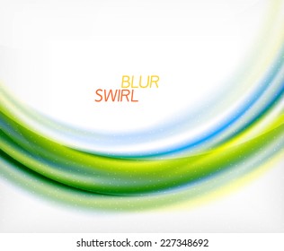 Business color swirl minimal design template. Techno, business card, presentation or brochure abstract background
