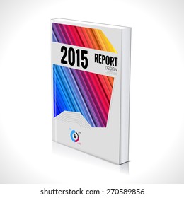 Business colorful design background. Cover Magazine geometric line shapes info-graphic, vector illustration. 3D.