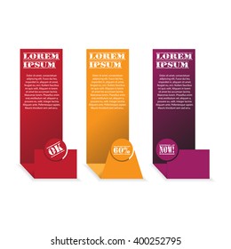 business commerce info banner vector element paper background 