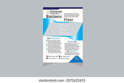 Business, commercial, corporate flyer design vector