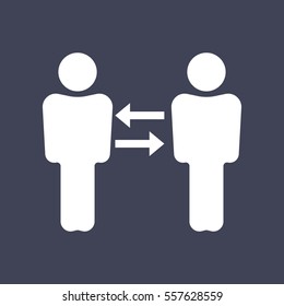 Business communication icon
