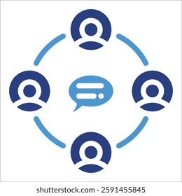 Business Communication Icon Element For Design
