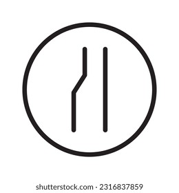 Conjunto de iconos de comunicación comercial. Trazo editable
