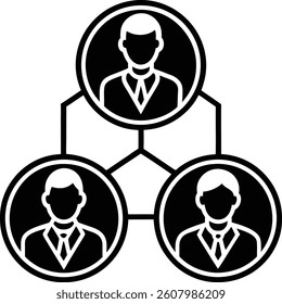 Business and communication icons set vector silhouette