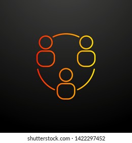 business communication nolan icon. Elements of business organisation set. Simple icon for websites, web design, mobile app, info graphics
