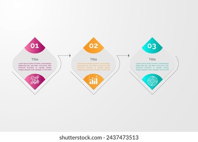 Business communication presentation vector infographic element design template.