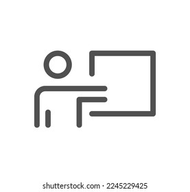 Business and communication related icon outline and linear vector.
